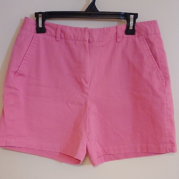 Larry Levine Pants - Larry Levine Pink Cotton Shorts